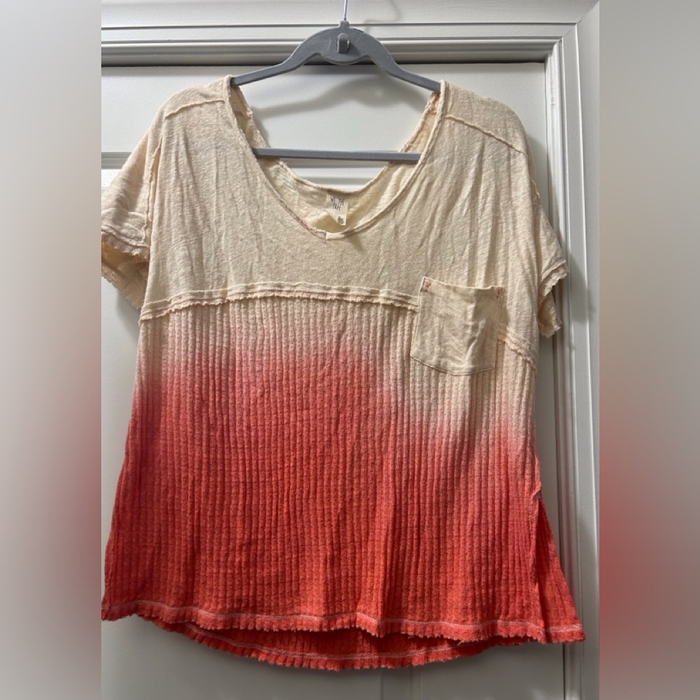 Free People Waffled Tshirt
